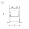 Профиль SL-COMFORT-3542-F-2000 ANOD (Arlight, Алюминий) - Профиль SL-COMFORT-3542-F-2000 ANOD (Arlight, Алюминий)
