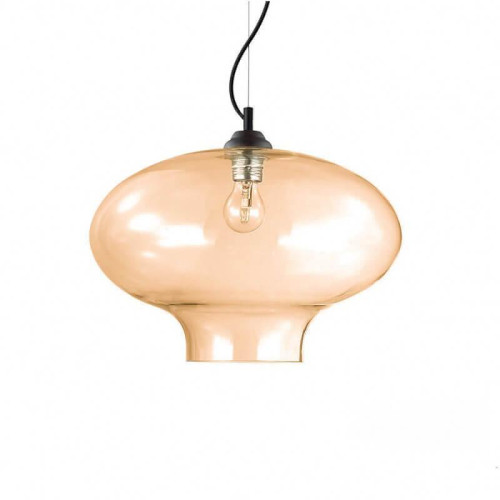 Подвесной светильник Ideal Lux Bistro SP1 Round Ambra 163772 
