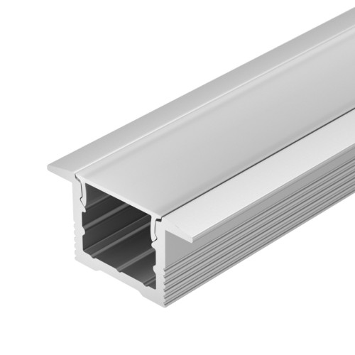Профиль SL-SLIM-H13M-F25-3000 ANOD (Arlight, Алюминий) Алюминиевый анодированный профиль для светодиодных лент и линеек. Габаритные размеры (L×W×H): 3000x25x13 мм, паз для установки 16 мм. Ширина площадки для ленты 12 мм. Экраны, заглушки и другие аксессуары приобретаются отдельно. Цена за 1 метр.