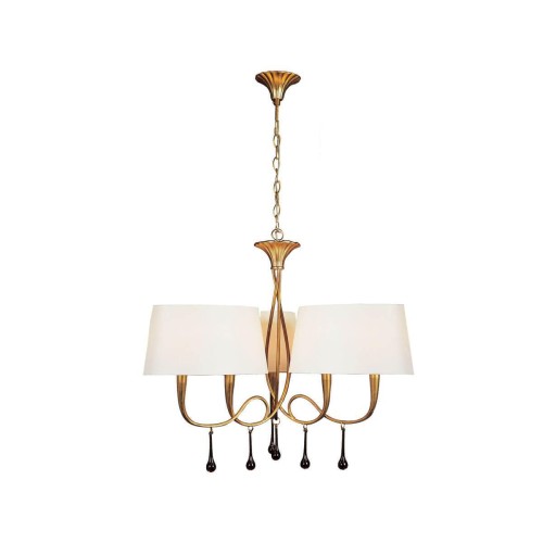 Подвесная люстра Mantra Paola Painted Gold 3540 