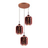 Подвесная люстра Lumina Deco Alacosmo LDP 6811-3 RD R.GD - Подвесная люстра Lumina Deco Alacosmo LDP 6811-3 RD R.GD