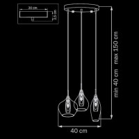  - Подвесная люстра Lightstar Pentola 803058
