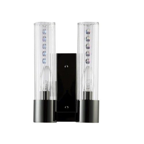 Бра Crystal Lux OTONO AP2 BLACK CHROMIUM/TRANSPARENTE 