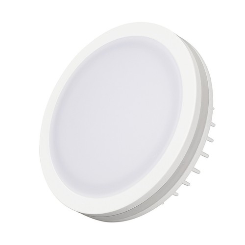 Светодиодная панель LTD-95SOL-10W Warm White (Arlight, IP44 Пластик, 3 года) Круглый светильник с контурным свечением. Корпус IP44 белый + вставка поликарбонат PC. Цвет БЕЛЫЙ ТЕПЛЫЙ 3000К, св.поток 800 лм, угол 120°+180°. Питание 180-240VAC (драйвер в к-те 300mA 20-40V), мощность 10Вт. Размеры 95х42 мм, установка в отв.80 мм, высота мин.40 мм.