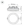 Светодиодная панель LTD-95SOL-10W Warm White (Arlight, IP44 Пластик, 3 года) - Светодиодная панель LTD-95SOL-10W Warm White (Arlight, IP44 Пластик, 3 года)