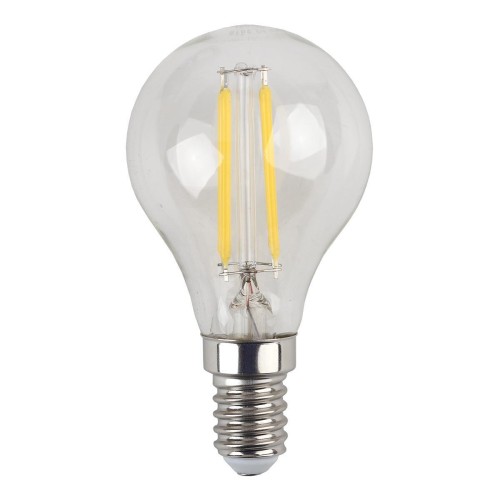 Лампа светодиодная филаментная ЭРА E14 9W 4000K прозрачная F-LED P45-9w-840-E14 Б0047026 