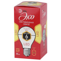  - Лампа светодиодная E27 6W 2700K матовая ECO LED A55-6W-827-E27 Б0028008