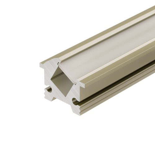 Профиль SL-BEVEL-H12-F13-2000 ANOD OLIVE GREY (Arlight, Алюминий) 