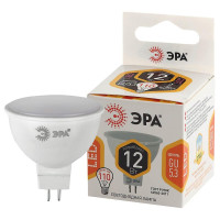  - Лампа светодиодная ЭРА GU5.3 12W 2700K матовая LED MR16-12W-827-GU5.3 Б0040887