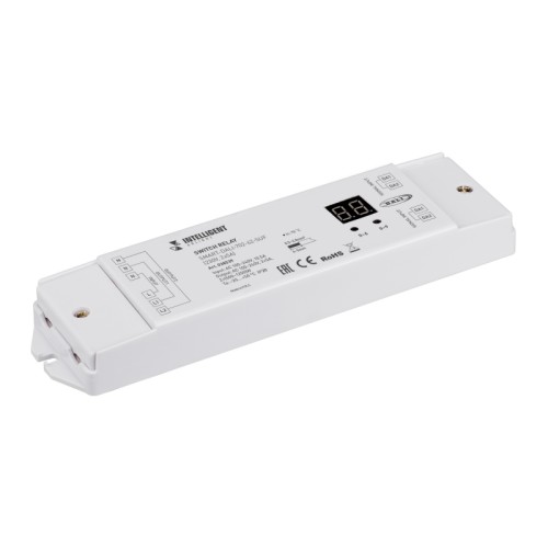 INTELLIGENT ARLIGHT Релейный модуль SMART-DALI-702-62-SUF (230V, 2x5A) (IARL, IP20 Пластик, 5 лет) 
