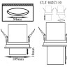 Встраиваемый светодиодный спот Crystal Lux CLT 042C110 WH - Встраиваемый светодиодный спот Crystal Lux CLT 042C110 WH