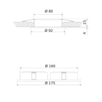  - Встраиваемый светильник Elektrostandard 1081/2 MR16 белый 4690389148507