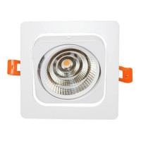  - Встраиваемый светодиодный светильник Lumina Deco Fostis LDC 8064-SS-7WCOB-L98*W98 WT