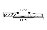 - Встраиваемый светодиодный светильник Lightstar Zocco 223182