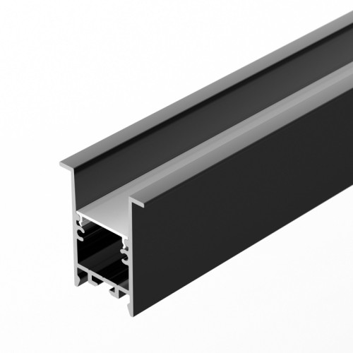 Профиль SL-COMFORT-3542-F-2000 ANOD BLACK (Arlight, Алюминий) Алюминиевый анодированный профиль для светодиодных лент и линеек. Цвет - черный. Экран утоплен в плоскости профиля, что позволяет скрыть источник света от прямого контакта с глазами. Габаритные размеры (L×W×H): 2000x34,7x42,2 мм, паз для установки 25 мм. Ширина площадки для ленты 22 мм. Экраны, заглушки и другие аксессуары приобретаются отдельно. Цена за 1 метр.