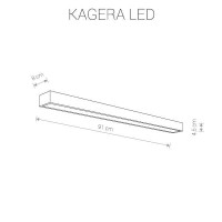  - Настенный светодиодный светильник Nowodvorski Kagera Led 9502