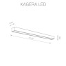 Настенный светодиодный светильник Nowodvorski Kagera Led 9502 - Настенный светодиодный светильник Nowodvorski Kagera Led 9502