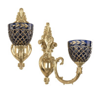 - Бра Bohemia Ivele 7109B15/1/210 G P1 U Amber-Blue/H-1J