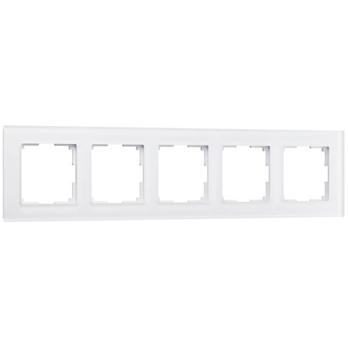 Рамка Werkel Favorit на 5 постов белый матовый WL01-Frame-05 4690389098673 
