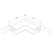  - Коннектор L-образный внутренний Elektrostandard Slim Magnetic 85091/00 4690389178993