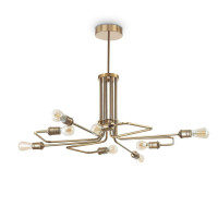  - Подвесная люстра Ideal Lux Triumph Sp8 Ottone Antico 160269