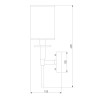 Бра Eurosvet Brielle 60132/1 хром - Бра Eurosvet Brielle 60132/1 хром
