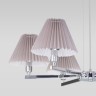 Подвесная люстра Eurosvet Peony 60136/6 хром/серый - Подвесная люстра Eurosvet Peony 60136/6 хром/серый