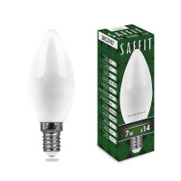  - Лампа светодиодная Saffit E14 7W 2700K Свеча Матовая SBC3707 55030