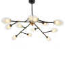 Подвесная люстра Lumina Deco Crocus LDP 7002-12 BK+MD - Подвесная люстра Lumina Deco Crocus LDP 7002-12 BK+MD