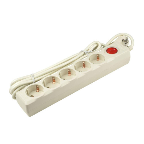 Сетевой фильтр Uniel 5гн х 3м с/з Universal S-GSU5-3 Ivory UL-00001745 