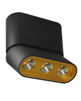  - Светодиодный спот Lumien Hall Фергус 8005/3CS-BK-GD
