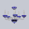 Подвесная люстра Bohemia Ivele 1309/5/165 Ni Cl/Clear-Blue/H-1H - Подвесная люстра Bohemia Ivele 1309/5/165 Ni Cl/Clear-Blue/H-1H