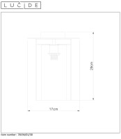  - Потолочный светильник Lucide Dounia 78194/01/30
