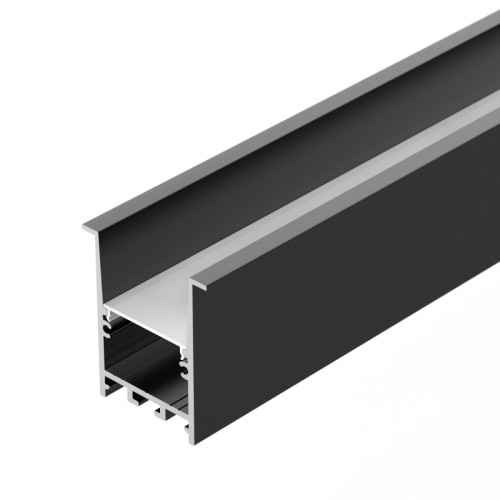 Профиль SL-COMFORT-4551-F-2000 ANOD BLACK (Arlight, Алюминий) Алюминиевый анодированный профиль для светодиодных лент и линеек. Цвет - черный. Экран утоплен в плоскости профиля, что позволяет скрыть источник света от прямого контакта с глазами. Габаритные размеры (L×W×H): 2000x45x51 мм, паз для установки 35 мм. Ширина площадки для ленты 31,45 мм. Экраны, заглушки и другие аксессуары приобретаются отдельно. Цена за 1 метр.