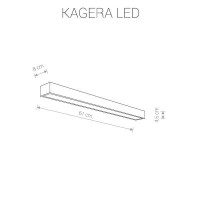  - Настенный светодиодный светильник Nowodvorski Kagera Led 9503