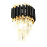 Настенный светильник Lumina Deco Funneli LDW 6003-2 BK+F.GD - Настенный светильник Lumina Deco Funneli LDW 6003-2 BK+F.GD