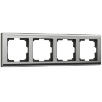  - Рамка на 4 поста Werkel Metallic глянцевый никель W0041602 4690389159046