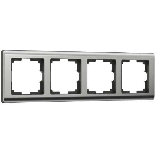 Рамка на 4 поста Werkel Metallic глянцевый никель W0041602 4690389159046 