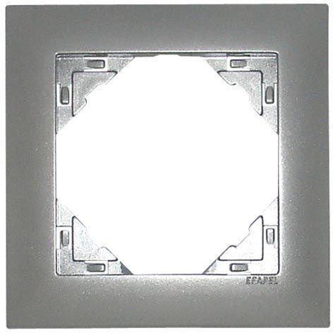 Рамка 1-постовая Efapel Logus 90 Aquarella алюминий 90910 TAL 
