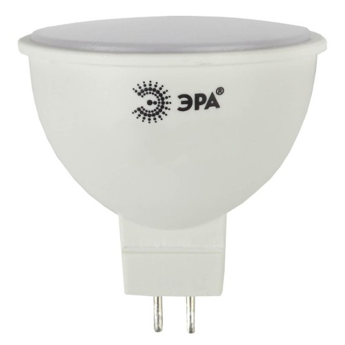 Лампа светодиодная ЭРА GU5.3 4W 2700K матовая LED MR16-4W-827-GU5.3 Б0017746 