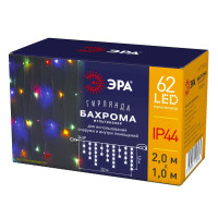  - Светодиодная гирлянда ЭРА бахрома 24V разноцветный ENOB-2M Б0041906