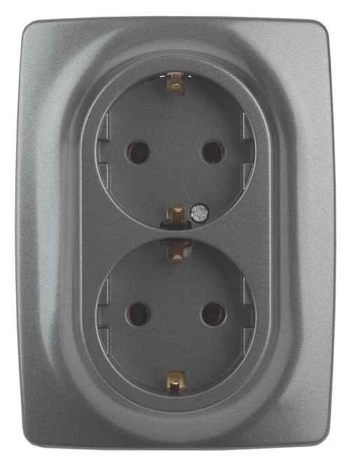 Розетка ЭРА 12 2x2P E Schuko 16A 250V 12-2106-12 Б0031234 