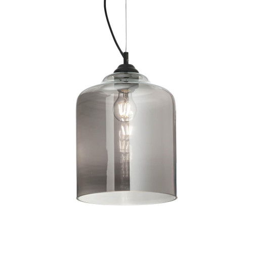 Подвесной светильник Ideal Lux Bistro SP1 Square Fume 112312 
