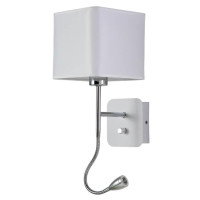  - Бра Crystal Lux Paco AP2 Chrome/White