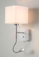  - Бра Crystal Lux Paco AP2 Chrome/White