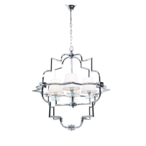 Подвесная люстра Lumina Deco Baltimore LDP 8020-4 CHR+WT 