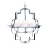 Подвесная люстра Lumina Deco Baltimore LDP 8020-4 CHR+WT - Подвесная люстра Lumina Deco Baltimore LDP 8020-4 CHR+WT
