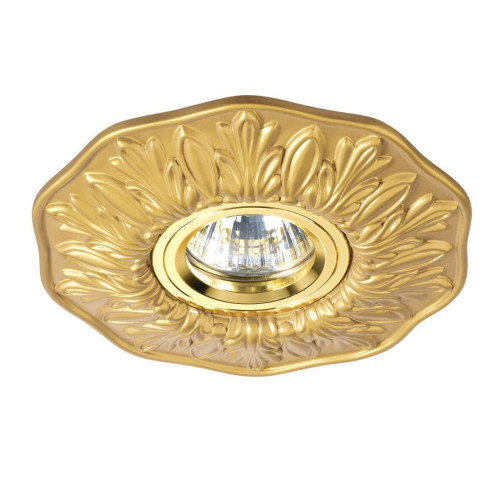 Встраиваемый светильник Ideal Lux Polka FI1 Ottone 115610 