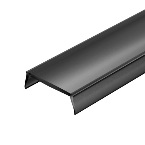 Экран MAT-L-BLACK черный для PDS, MIC (Arlight, Пластик) -L- Матовый черный экран класса ЭКСТРА для профилей PDS, MIC. Материал PC (поликарбонат). УФ-защита. Увеличенная толщина экрана хорошо "размывает" точки светодиодов. Светопропускание до 24%. Длина 2000мм. Цена за 1м.