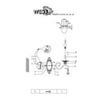  - Бра Wedo Light Aelita 65160.02.05.01